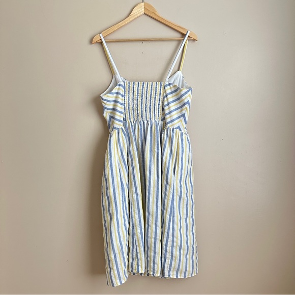 Vince Camuto Sleeveless Stripe Midi Dress Size 14 - Picture 8 of 11